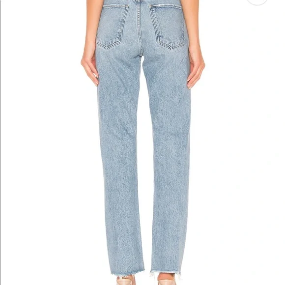 Agolde Cherie High Rise Straight Jeans in Merit Size 24 - Picture 4 of 9